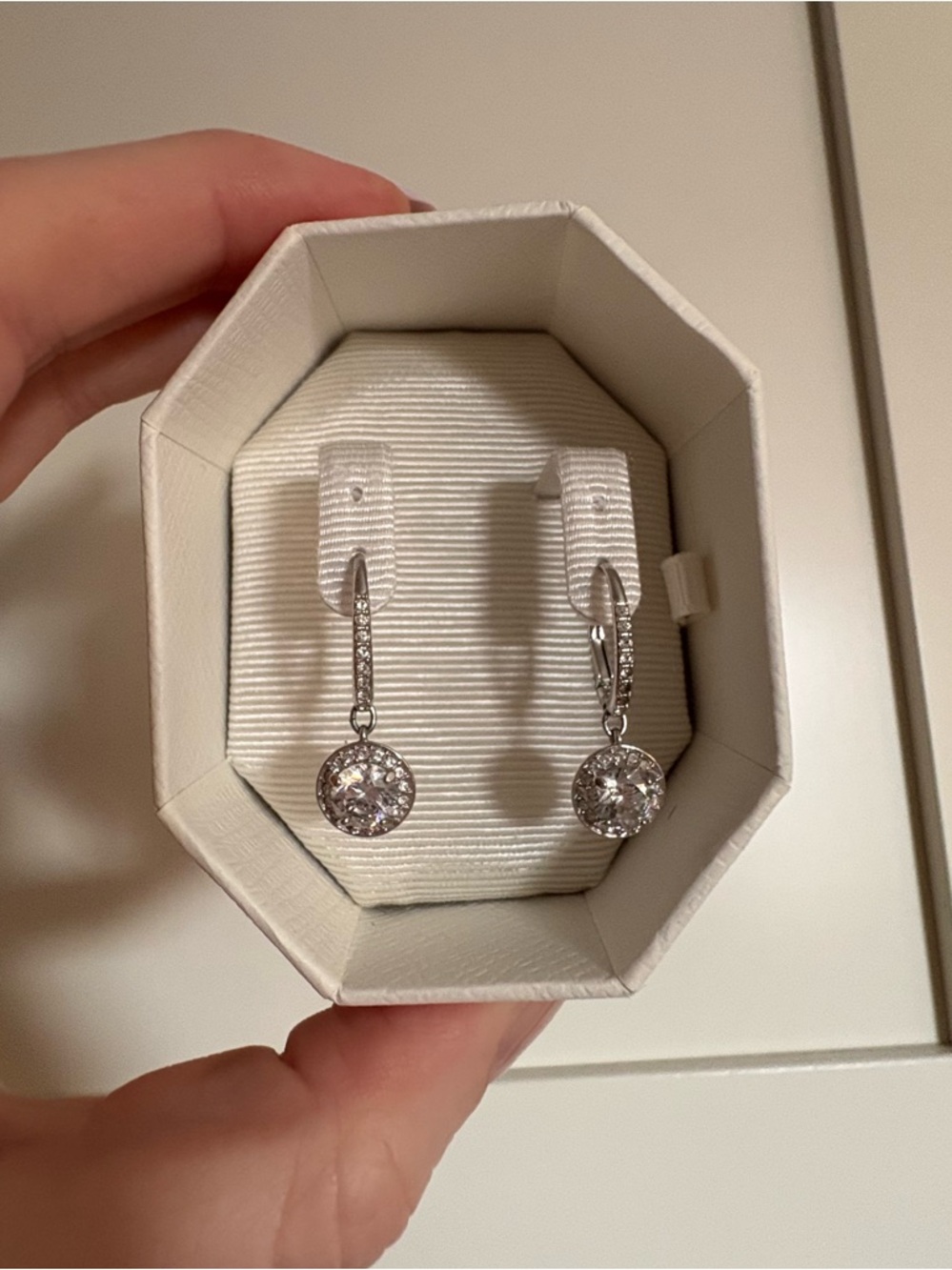 Swarovski Una Angelic drop earrings